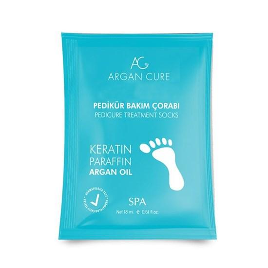 Argan Cure Pedikür Kremli Bakım Çorabı